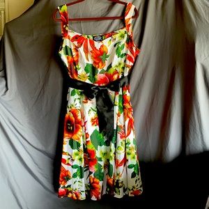 Hearts & Roses vintage floral dress